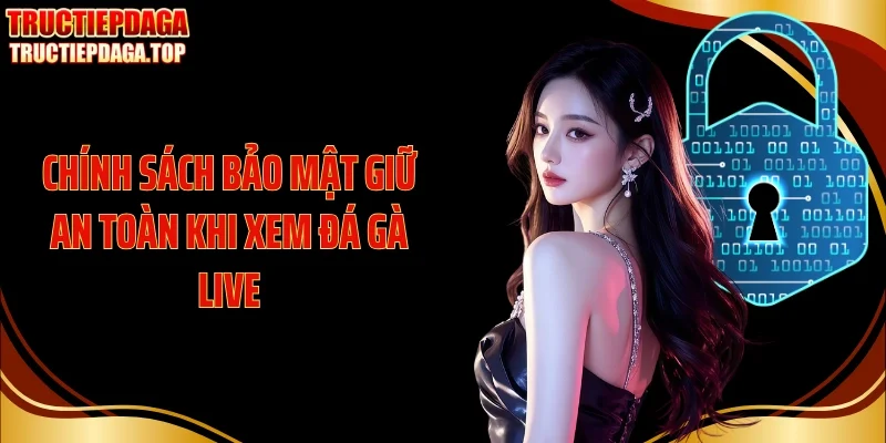 Chính sách bảo mật giữ an toàn khi xem đá gà live